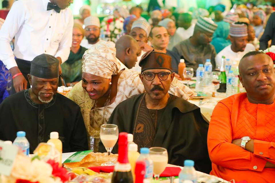 Photos: President Buhari, his wife, Aisha and children at the 2019 presidential election victory dinner