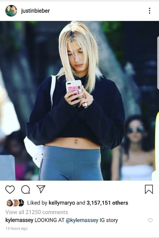 Justin Bieber floods Instagram with images of wife Hailey Baldwin amid reports their marriage is struggling (Photos)