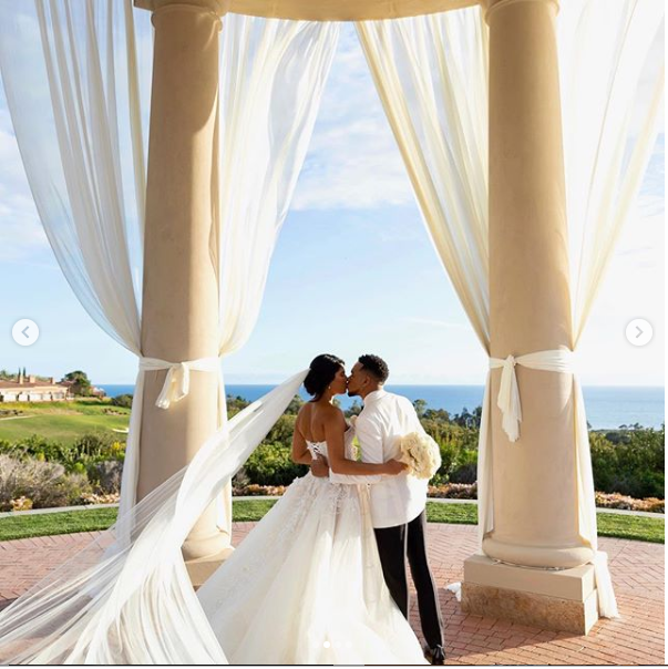 Chance The Rapper shares more photos from his romantic wedding to longtime girlfriend Kirsten Corley