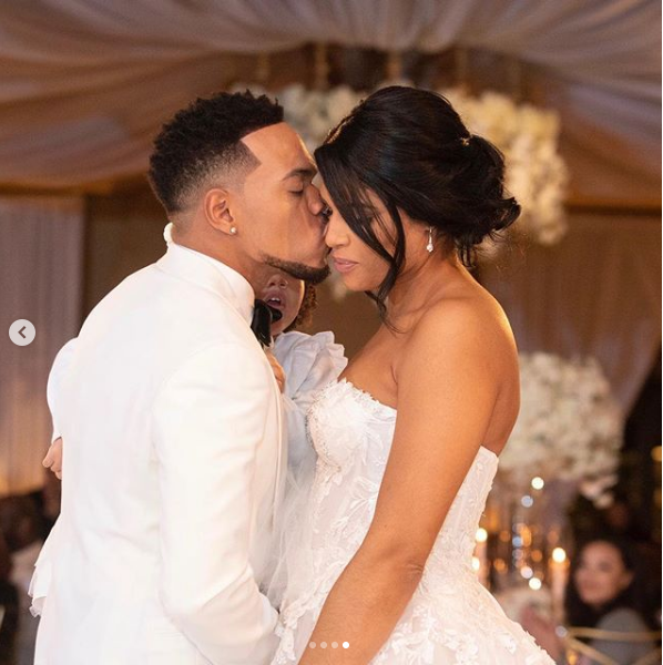 Chance The Rapper shares more photos from his romantic wedding to longtime girlfriend Kirsten Corley