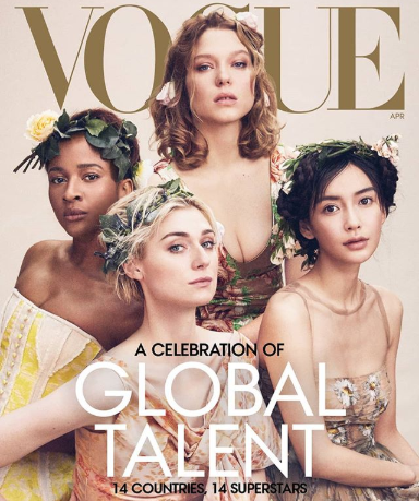 "Breaking news: My wife is on the cover of Vogue magazine" Banky W gushes as Adesua Etomi is featured on the prestigious publication