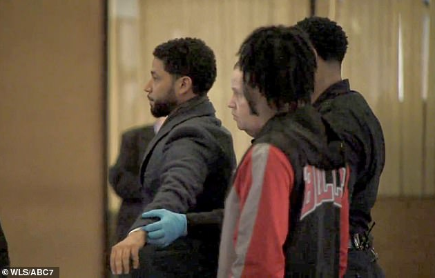 Jussie Smollett arrives court where he pleads not guilty on 16-count indictment