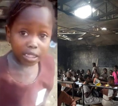 Photos: Delta state government begins renovation on primary school after video of little girl complaining about being sent home went viral