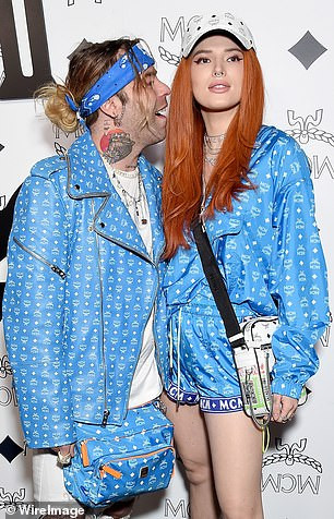 Bella Thorne steps out with boyfriend Mod Sun after breaking up with her girlfriend Tana Mongeau (Photos)