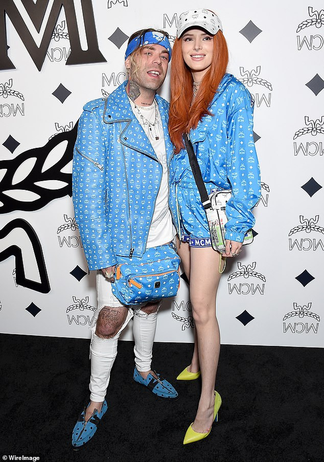 Bella Thorne steps out with boyfriend Mod Sun after breaking up with her girlfriend Tana Mongeau (Photos)