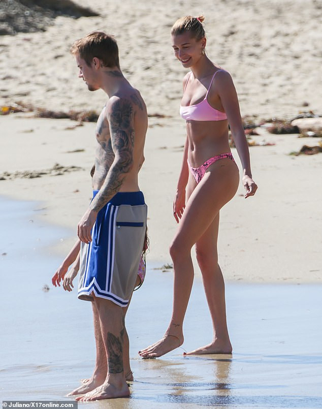 Justin Bieber and his wife Hailey Baldwin enjoy fun day at Laguna Beach (Photos)