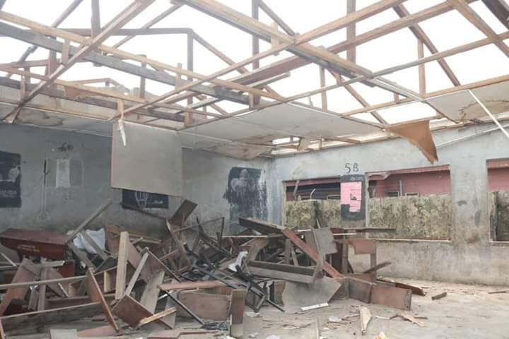 Photos: Delta state government begins renovation on primary school after video of little girl complaining about being sent home went viral