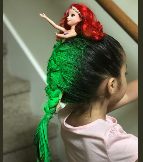 Girl wins school