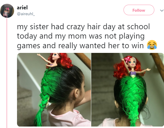 Girl wins school
