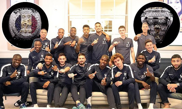 Manchester United star Paul Pogba buys World Cup championship rings for the entire France team (Photos)