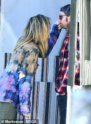 Paris Jackson packs on the PDA with beau Gabriel Glenn after denying attempted suicide reports (Photos)