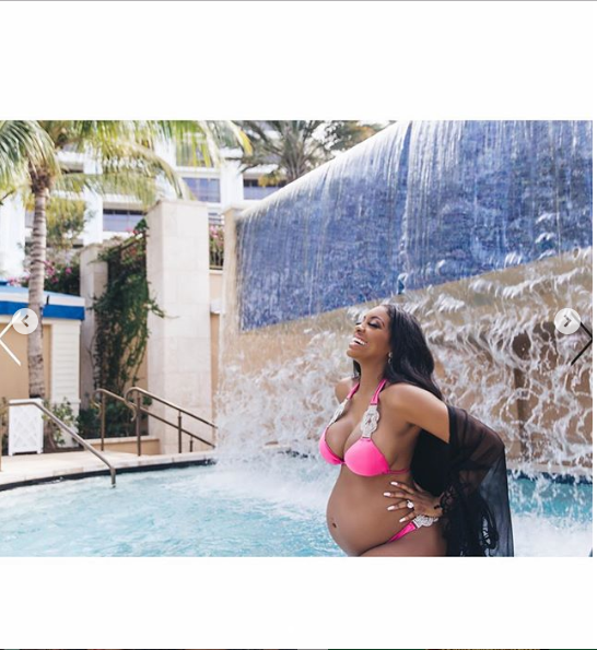Mom-to-be Porsha Williams flaunts her baby bump in stunning bikini photos