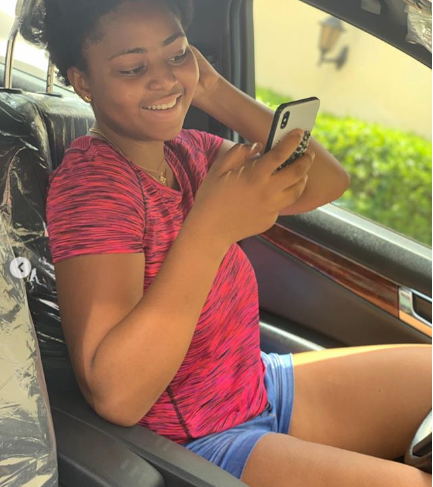 Regina Daniels gets a new car days after getting her mom a house