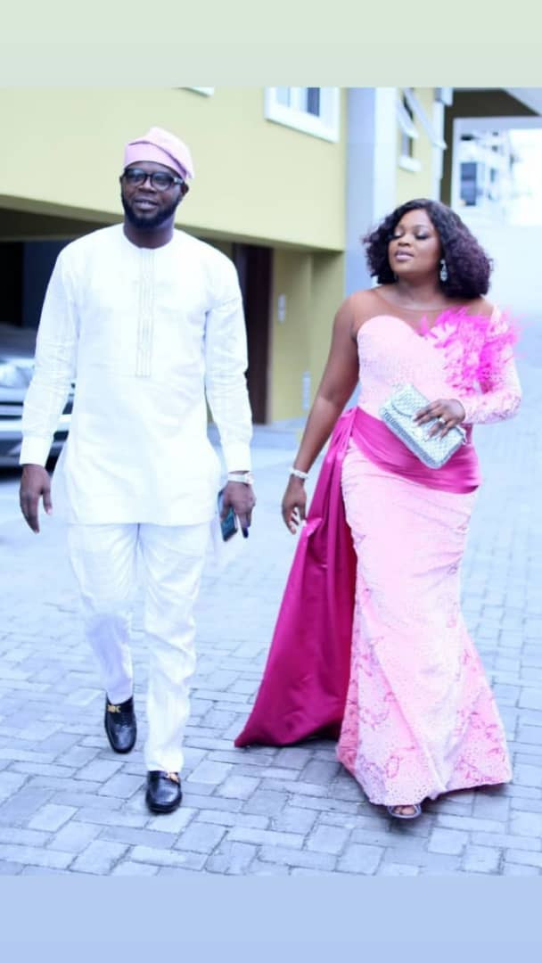 Lovely new photos of Funke Akindele-Bello and her hubby, JJC Skillz