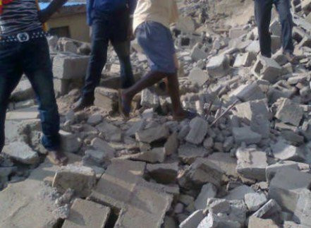 Breaking: Another building collapses in Lagos Island