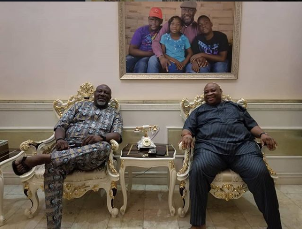 Senator Dino Meleye and Incoming Governor of?Osun State, Ademola Adeleke pictured together (Photos)
