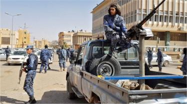 Haftar's forces in Sebha, southern Libya