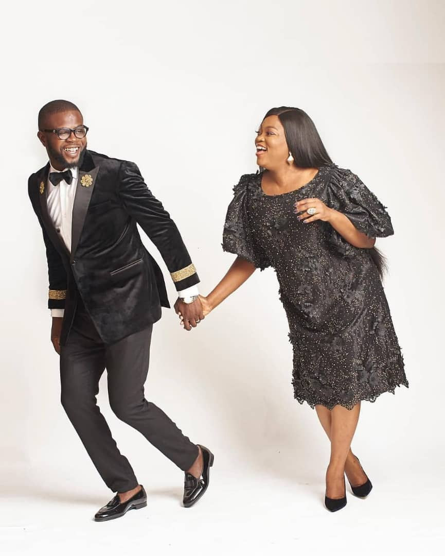 JJCSkillz shares lovely new photos with his wife, Funke Akindele Bello, as he turns a year older today