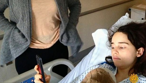 Game of Thrones star Emilia Clarke shares photos from hospital as she received treatment for brain aneurysm
