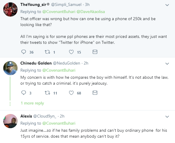 Video: Police Officer destroys phone of Delta state University student because it was expensive