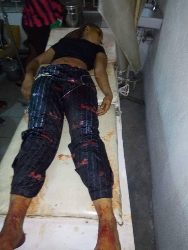 Graphic: SARS officers allegedly kill lady, leave her boyfriend unconscious in Lagos