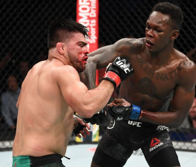 Nigerian fighter, Israel Adesanya wins the Interim UFC Middleweight Championship by unanimous decision over Kelvin Gastelum