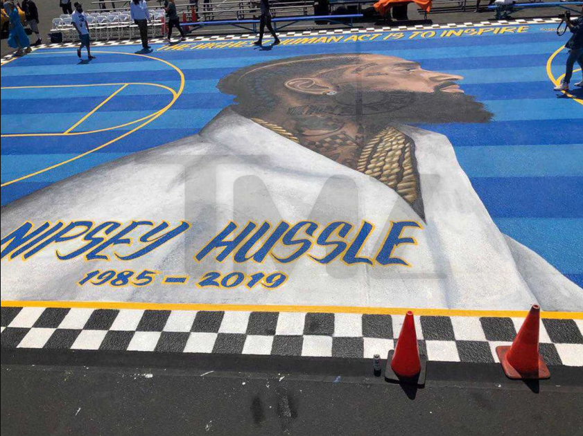 Basketball court named after Nipsey Hussle