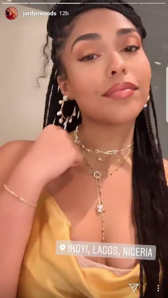 Jordyn Woods shares stunning new photos from her hotel room in Nigeria?