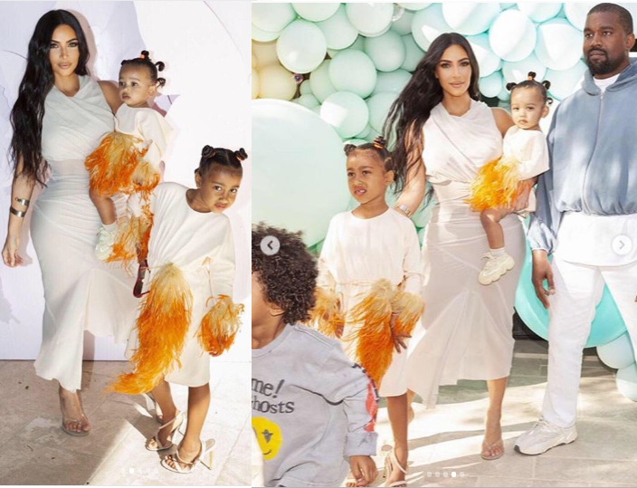 Kim Kardashian shares stylish photos of her family at True