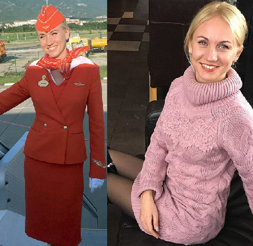 Heroic stewardess tells how she kicked open the door and pushed passengers out of burning plane as she narrates the terror
