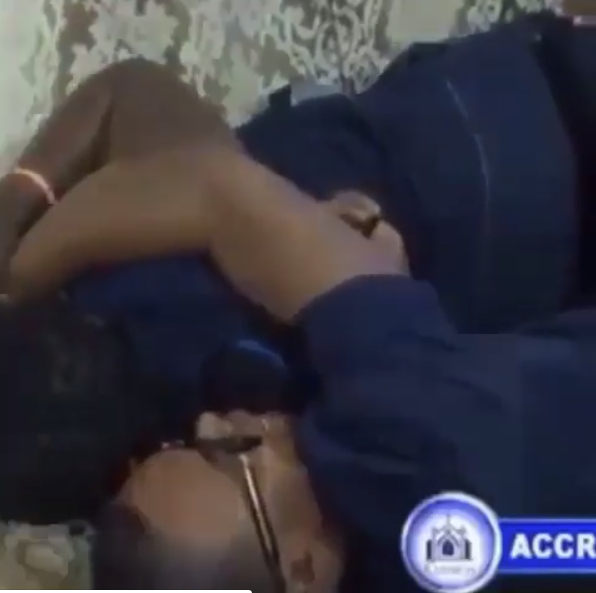 Popular pastor lays with woman and wraps his legs around her while she kisses his hands as he prays for her to find a husband (Video)