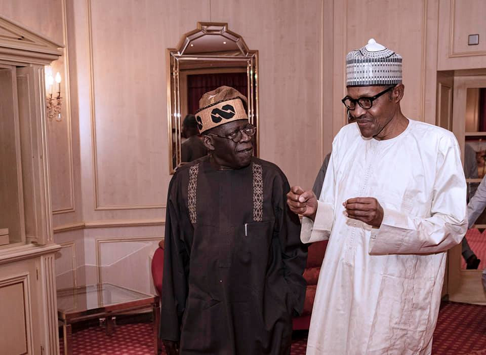 President?Buhari breaks Ramadan fast with the APC National Leader, Asiwaju Bola Tinubu (Photos)