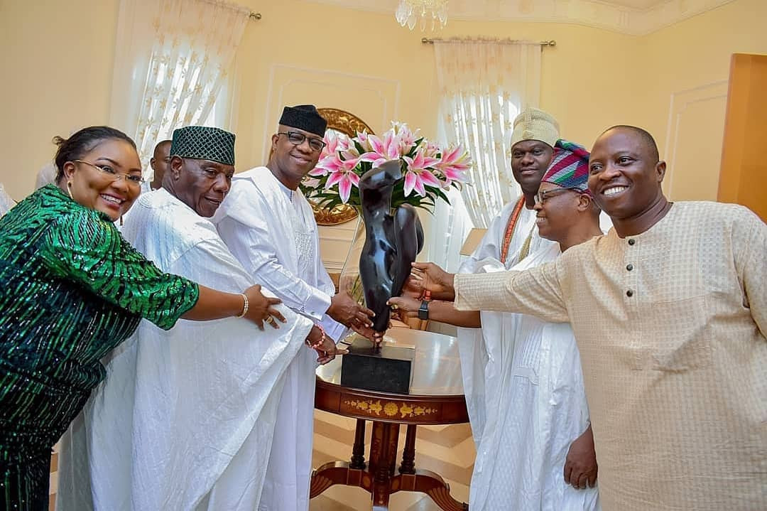 Ooni Of Ife pays?courtesy visit to Ogun state Governor elect, Dapo Abiodun (Photos)