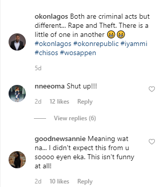 "Ashawo no get pride and dignity" - Actor Okon says as he defends police raping women arrested in Abuja clubs (video)