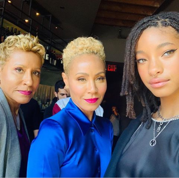 Stunning three-generation photo of Jada Pinkett-Smith, her mom and daughter?