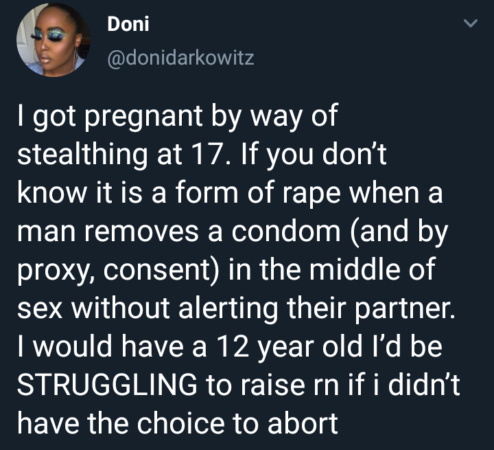 Black American lady narrates how an unwanted pregnancy changed her views on abortion