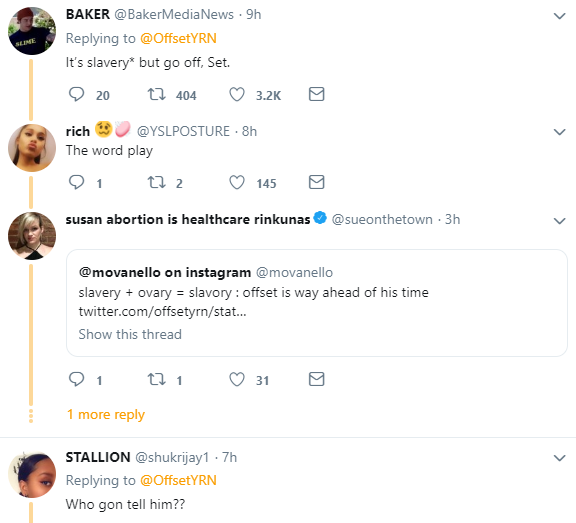 Offset is mocked after he spelt "slavery" wrong while criticizing Alabama