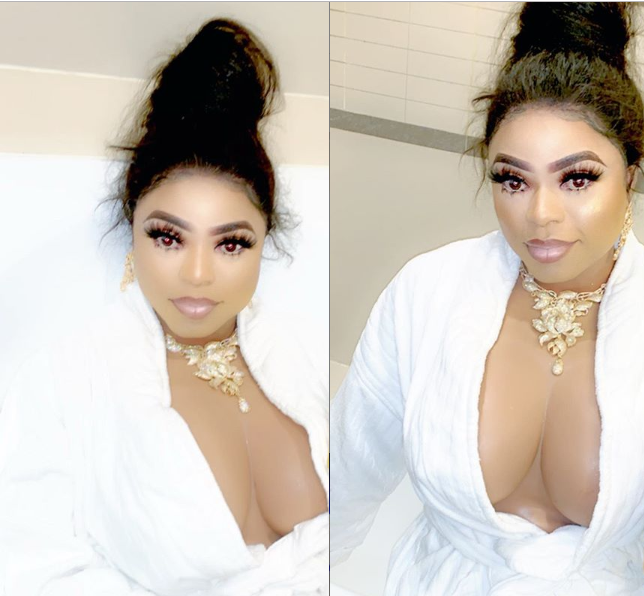 Bobrisky and his "succulent boobs" tension internet users  (See Photos)