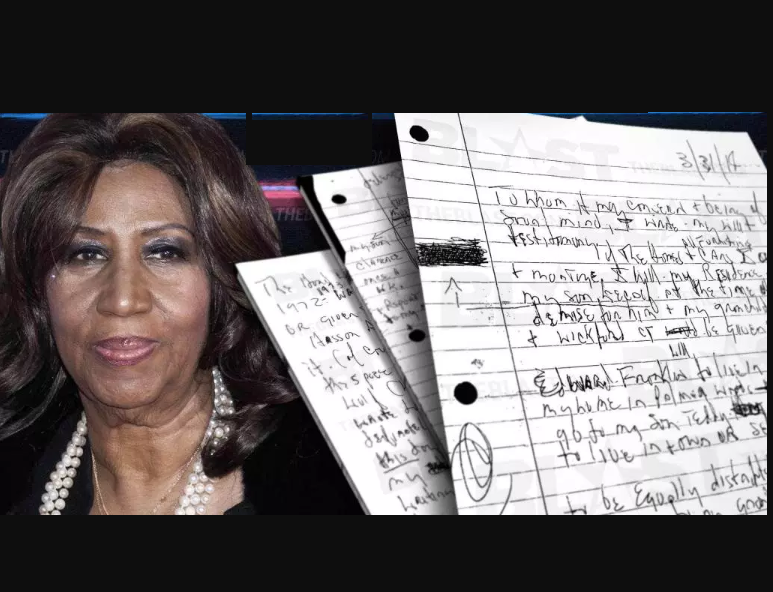 Three secret handwritten wills found hidden in Aretha Frankin