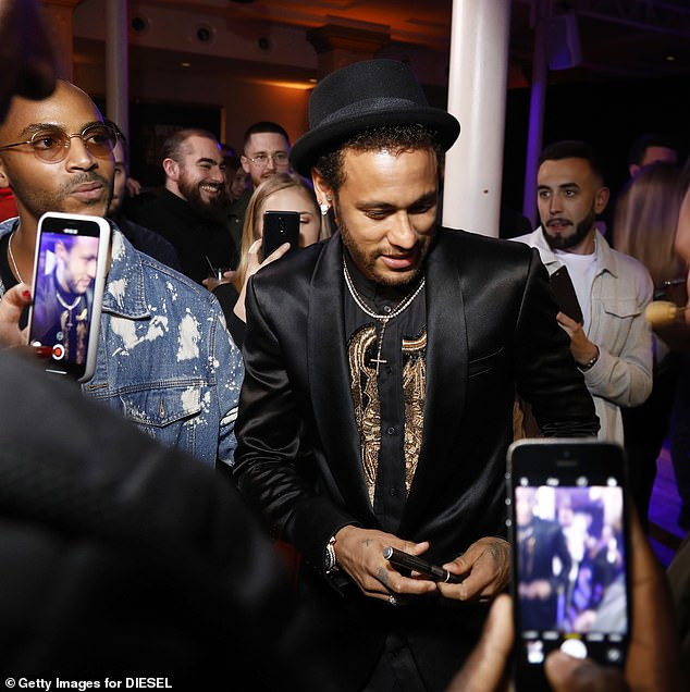 Football star, Neymar steps out in stylish outfit for the launch of his new fragrance in Paris?(Photos)