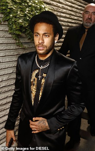 Football star, Neymar steps out in stylish outfit for the launch of his new fragrance in Paris?(Photos)