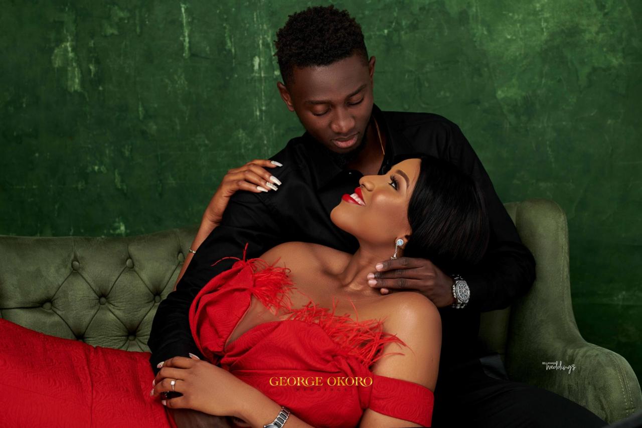 Check out stunning pre-wedding photos of Super Eagles star Wilfred Ndidi and his lover, Dinma