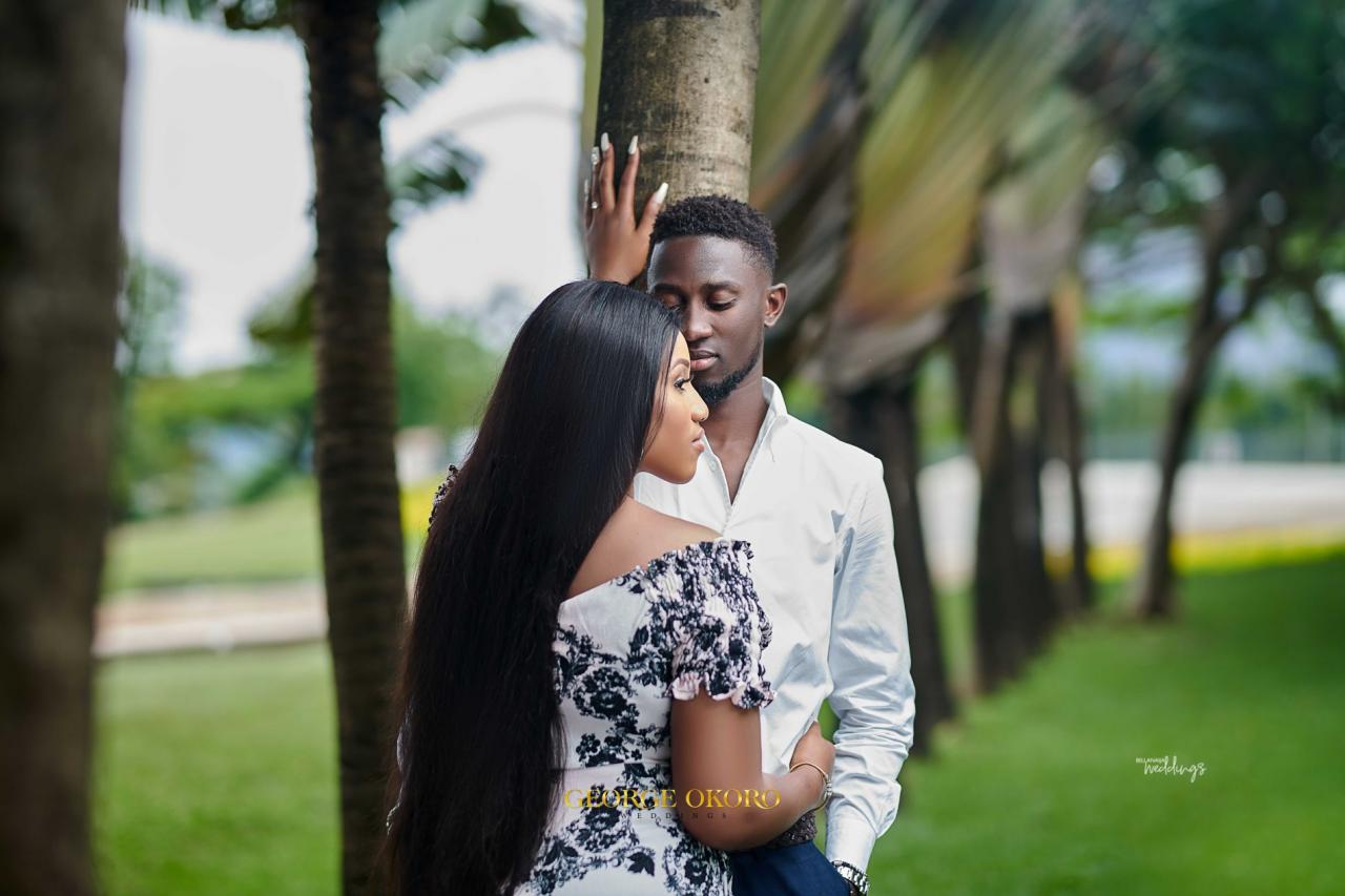 Check out stunning pre-wedding photos of Super Eagles star Wilfred Ndidi and his lover, Dinma