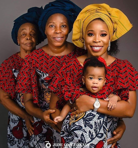 Aww! Checkout this beautiful four generation photo 