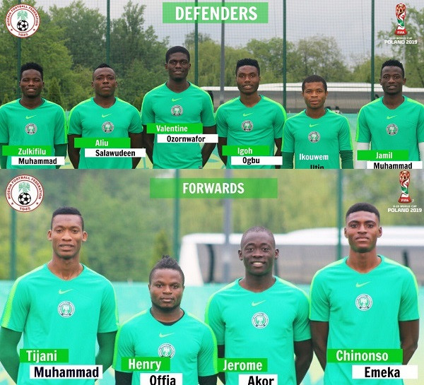 Here are the Flying Eagles stars representing Nigeria at the 2019 FIFA U-20 World Cup in Poland (Photos)