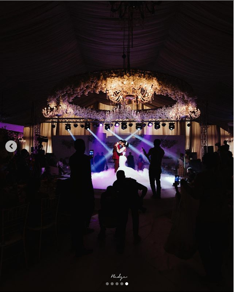 Check out more beautiful photos from the white wedding of Super Eagles midfielder, Wilfred Ndidi
