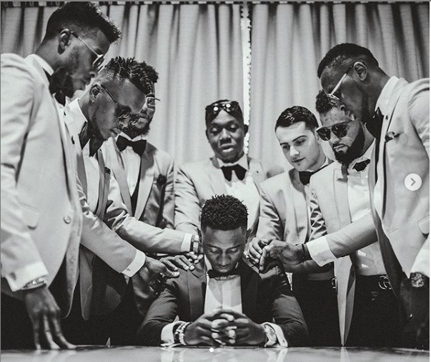 Check out more beautiful photos from the white wedding of Super Eagles midfielder, Wilfred Ndidi