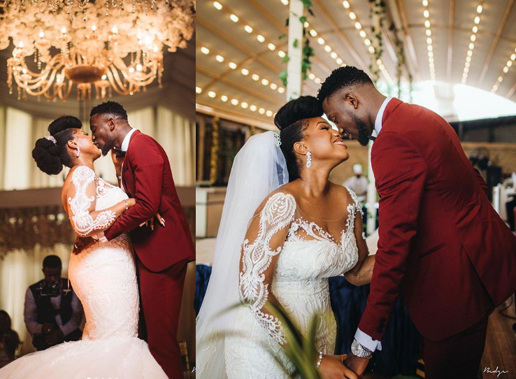Check out more beautiful photos from the white wedding of Super Eagles midfielder, Wilfred Ndidi