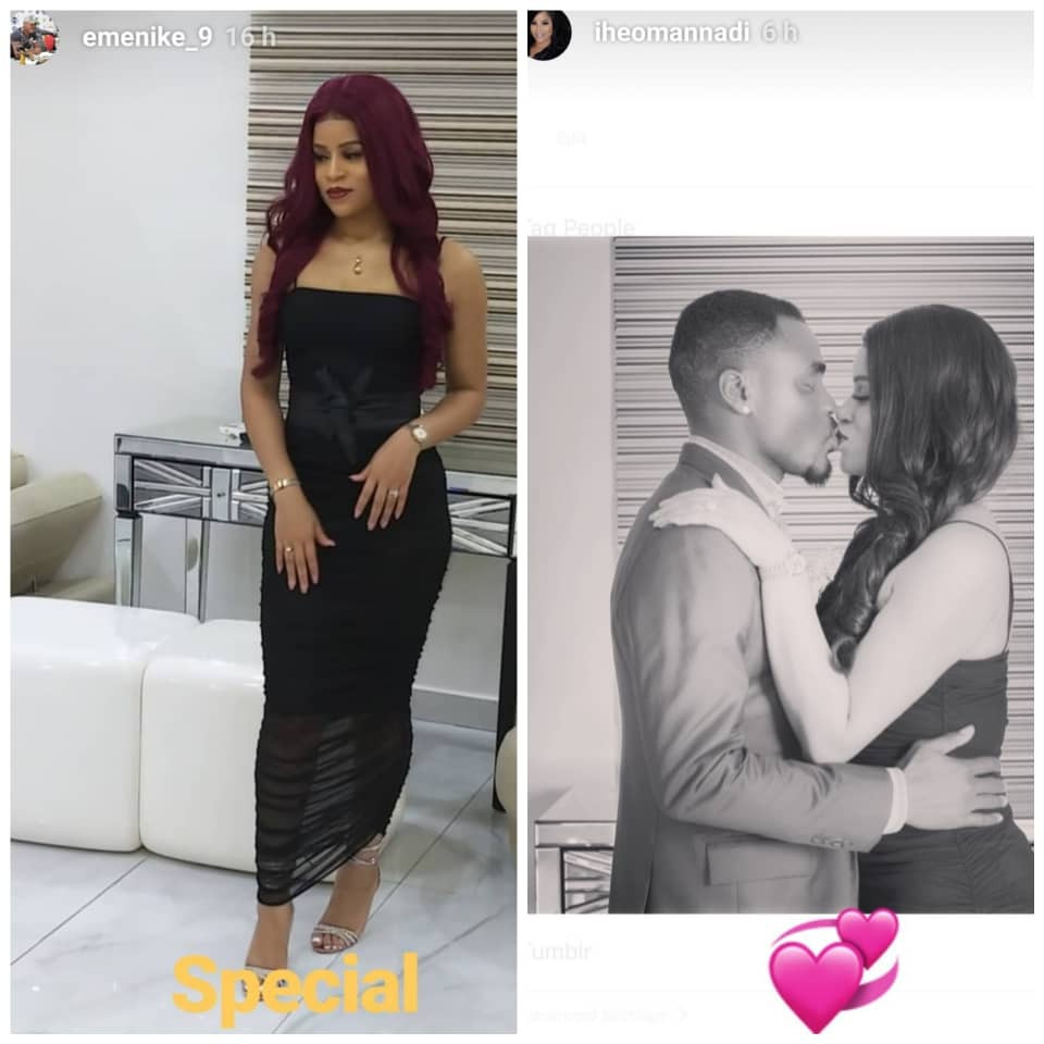Emmanuel Emenike and Iheoma Nnadi rubbish rumors their marriage is in crisis as they share lovely photos of each other