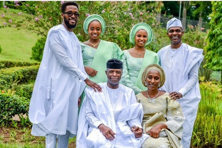 Beautiful photos of VP Yemi Osinbajo and his family 